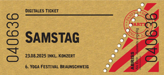 Festival inkl. Konzert • Samstag 23.08.2025 • Erwachsene