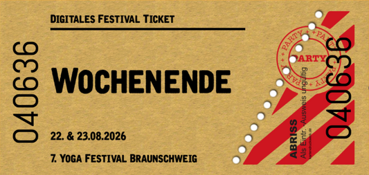 Festival Ticket Wochenende • 22. & 23.08.2026