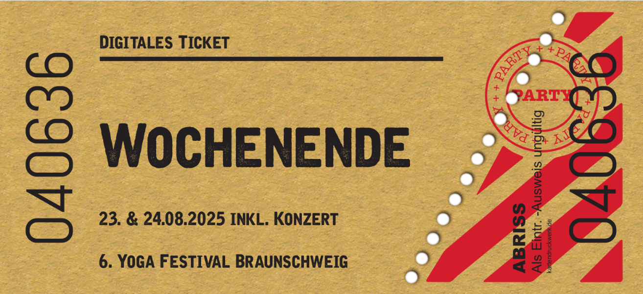 Festival inkl. Konzert • Wochenende 23. & 24.08.2025 • Erwachsene